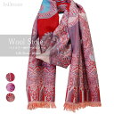 InDream yCY[ E[ Xg[ 唻m70cmx205cmna v[g ̓ Mtg H~ Ђ| XJ[t fB[X Y }t[   j t stole scarf paisley wool jw007