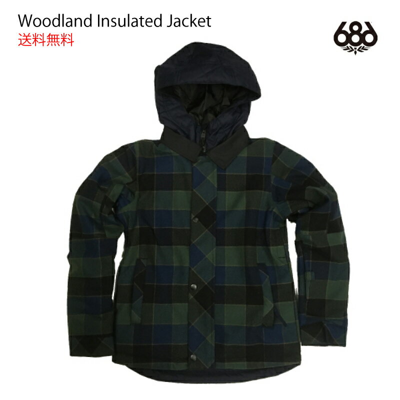 686 SIX EIGHT SIX シックスエイトシックス Woodland Insulated Jacket スノーボード スキー ウェア ジャケット 17-18 キッズ 子供 ジュニア ユース YOUTH