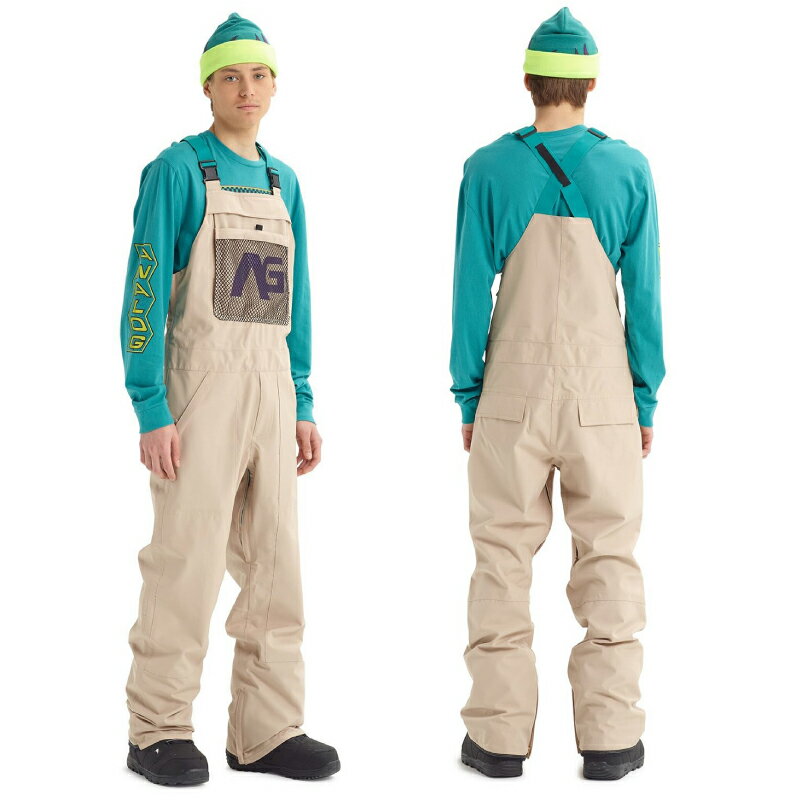 ANALOG アナログ Ice Out Bib Pants パンツ メンズ 19-20 スノーボード ウェア パンツ オーバーオール ビブ Safari Mサイズ