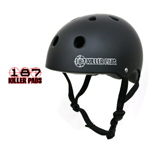 187KILLERPADS ワンエイトセブンキラーパッド Pro Skate Helmet Sweatsaver Liner プロスケートヘルメット スウェットセーバーライナー メンズ レディース キッズ 子供 スケートボード スケボー プロテクター ヘルメット MATTE BLACK