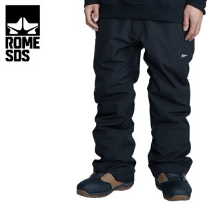 ROME SDS ローム エスディーエス KEEF PANTS メンズ レディース ユニセックス 21-22 スキー スノーボード ウェア パンツ STRETCH BLACK Mサイズ XLサイズ