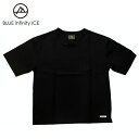 BLUE infinity ICE ブルー インフィニティー アイス STRETCH T SHIRT メンズ 半袖 Tシャツ アウトドア キャンプ BLACK Mサイズ