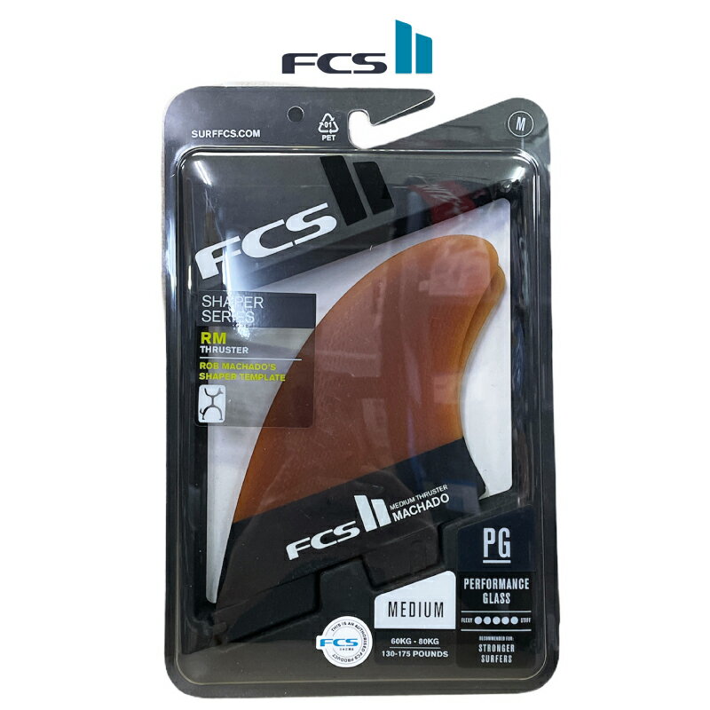 【20％OFF】FCS エフシーエス RM PG TRI KEEL 3FIN サーフィン フィン トライフィン 3枚セット ロブ・マチャド