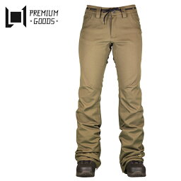 【大特価】L1 エルワン HEARTBREAKER TWILL PANT レディース 21-22 スキー スノーボード ウェア パンツ Military Sサイズ