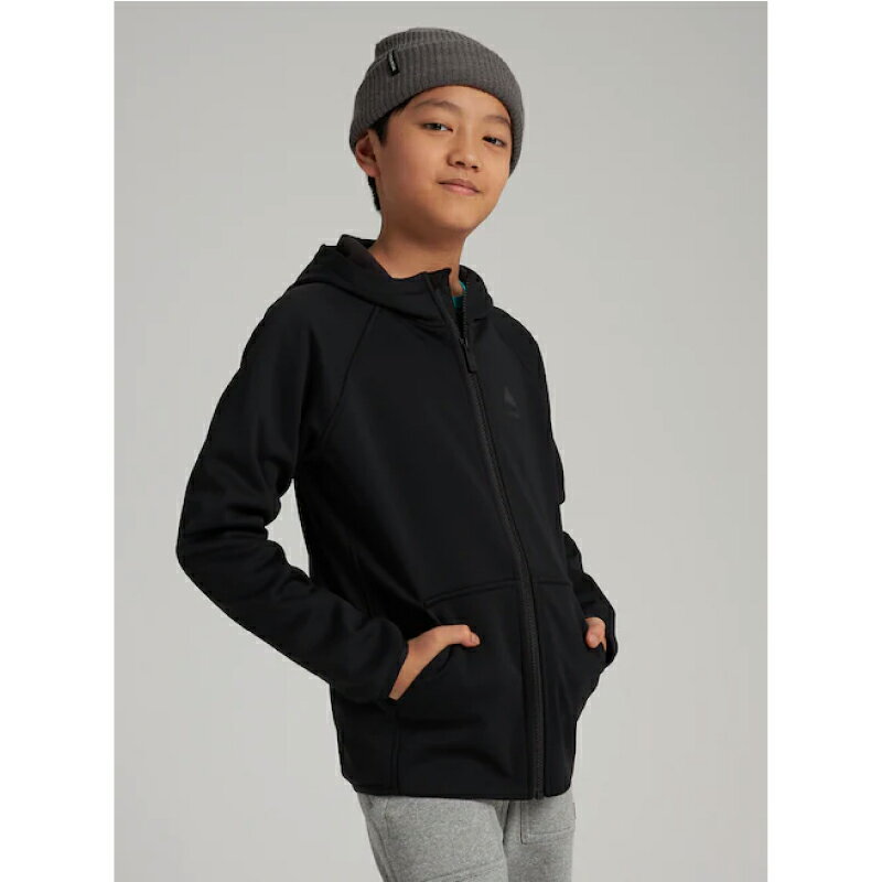 BURTON バートン Kids' Crown Weatherproof Full-Zip Fleece 21-22 キッズ 子供 ウェア ジャケット True Black XSサイズ Sサイズ Mサイズ