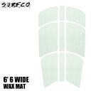 SURFCO サーフコ WAX MAT 6'6 WIDE ワックスマット サーフィン サーフ用品 デッキパッド 滑り止め