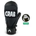 【30%OFF】CRAB GRAB クラブグラブ PUNCH YOUTH MITT 22-23 スキー スノーボード グローブ 手袋 ミトン キッズ 子供 BLACK Sの商品画像