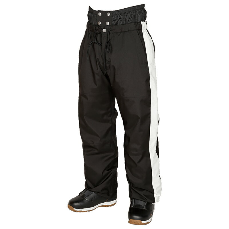 SCAPE エスケープ TRACK PANTS - BLACK x WHITE 22-23 メンズ レディース ユニセックス スキー スノーボード ウエア パンツ