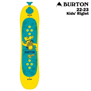 BURTON バートン Kids' Riglet 22-23 キッズ ジュニア スノーボード 板 フラット ロッカー