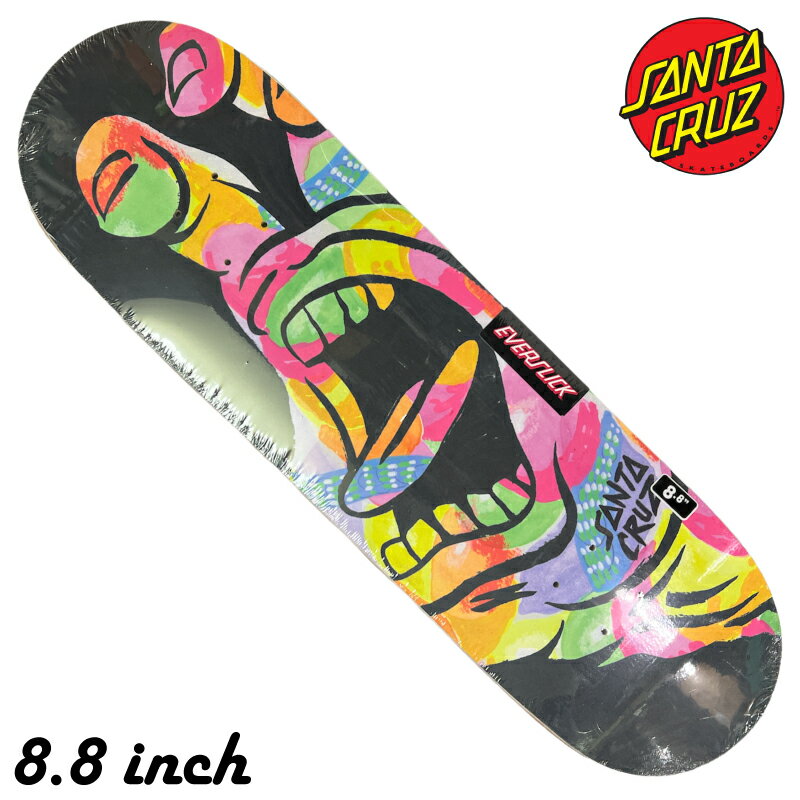 SANTACRUZ サンタクルーズ EVERSLICK HAND PSEUDO 8.8 スケートボード スケボー スケート デッキ 8.8inch