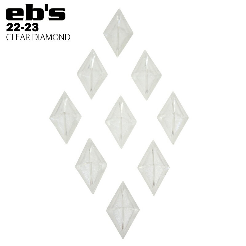 eb's エビス CLEAR DIAMOND - CLEAR 22-23 #4200518 クリア・ダイアモンド スノーボード デッキパッド 滑り止め