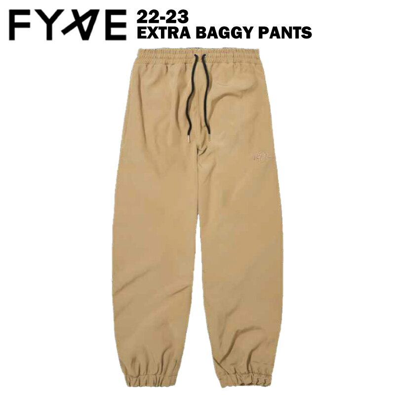 FYVE ファイブ EXTRA BAGGY PANTS - STONE 22-23 スノーボード スキー ウエア パンツ