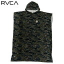 RVCA ルーカ HORTON FISH PONCHO - CAM コットンポンチョ サーフィン タオル 魚 BC041-779