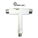 HEAVEN ヘブン T字ツール - WHITE スケボー スケート ツール 工具 マルチツール レンチ