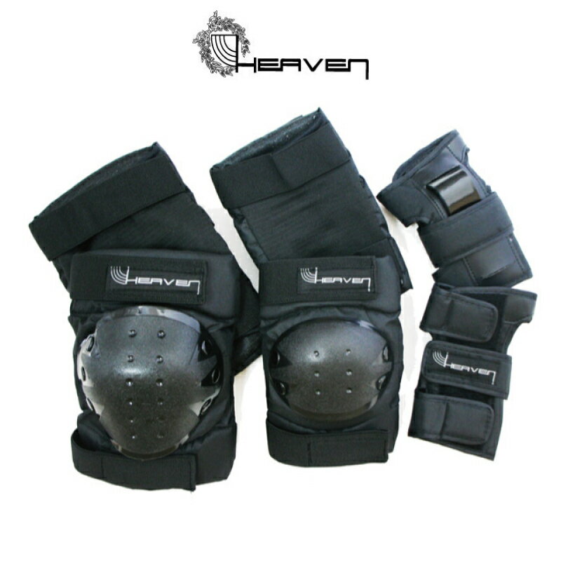 HEAVEN wu Protector 3_ Set - BLACK veN^[3_Zbg Y fB[X XP[g{[h XP{[ veN^[ XgK[h G{[ j[  G I Zbg