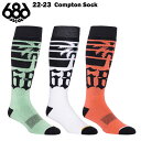 686 SIX EIGHT SIX シックスエイトシックス Compton Sock 22-23 メンズ スノーボード スキー ソックス 靴下