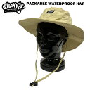 ORAN'GE オレンジ PACKABLE WATERPROOF HAT - KHAKI 22-23 スノーボード スキー 帽子 パッカブル ウォータープルーフ 撥水