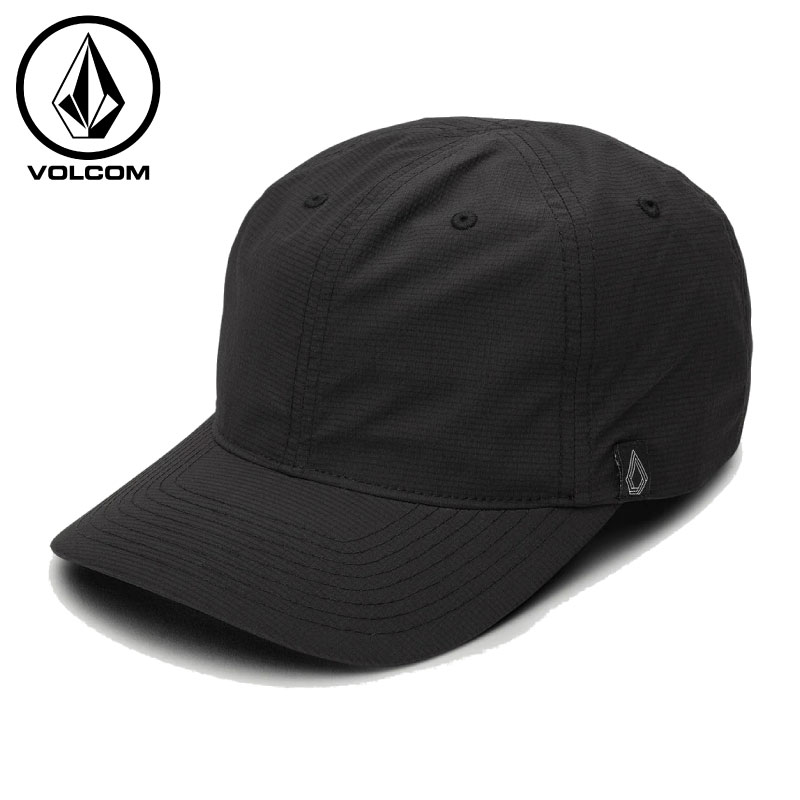 ボルコム キャップ メンズ VOLCOM ボルコム SKATE VITALS ADJ HAT - BLACK キャップ 帽子 ドローコード リーシュD5512310 SP23