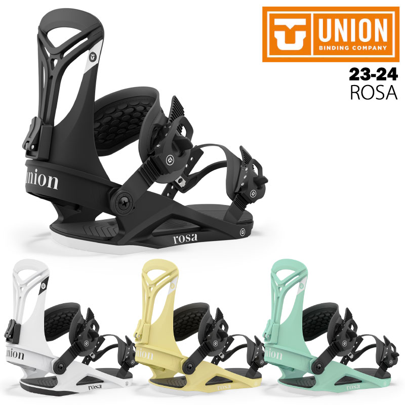 【20％OFF】UNION BINDING ユニオン ROSA 23-24 レディース スノーボード ビンディング バインディング ユニバーサルディスク フリースタイル オールマウンテン