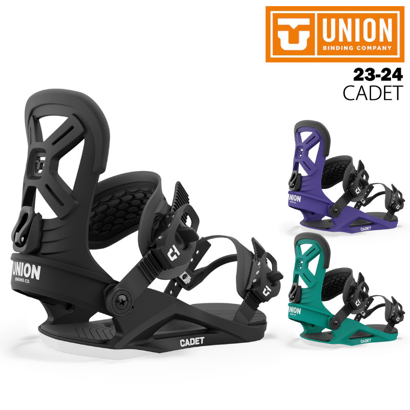 楽天メンズプロダクト【20％OFF】UNION BINDING ユニオン CADET 23-24 キッズ 子供 スノーボード ビンディング バインディング ユニバーサルディスク フリースタイル オールマウンテン