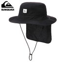 QUIKSILVER クイックシルバー UV WATER HAT - BLK ハット 帽子 日焼け防止 アウトドア マリンスポーツ QSA231715
