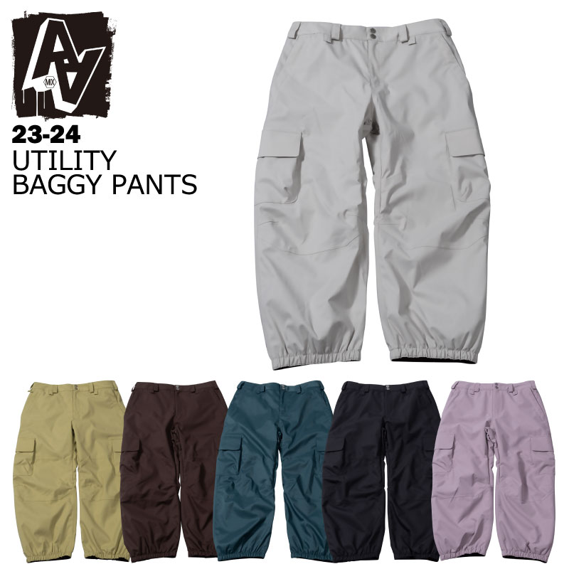 ●ブランド：AA ダブルエー ●商品名：UTILITY BAGGY PANTS WATERPROOF: 10,000mm BREATHABLE: 8,000g/m2/24hr 2 LAYER / FULL SEAM SEALING / DUPONT™ / TEFLON® COATING / 3-D CUTTING FIT ベンチレーション / ウエストゲーター / 裾ゴムジョガータイプ / キーループコード 【ご確認下さい】 カタログ及びサンプル画像と細部が予期なく変更になる場合がございます。 発売予定後、生産中止になる場合が稀にありますのでご了承ください。 当店は正規販売店です。 【ご確認下さい】 カタログ及びサンプル画像と細部が予期なく変更になる場合がございます。 発売予定後、生産中止になる場合が稀にありますのでご了承ください。 ----------ご注意---------- ご注文後の返品・キャンセル・交換は一切受け付けておりませんので、予めご了承下さい。 モニターによって色の見え方が実物と異なる場合がございます。 他店舗でも販売しておりますので、タイミング悪く売り違える場合がございますのでご了承下さい。 在庫には展示販売品も含まれている場合があります。気になる方はお問い合わせ下さい。 送料無料で送付先が北海道・離島の場合は500円、沖縄の場合は1,000円の別途送料を加算させて頂きますのでご了承下さいますようお願い申し上げます。（税別） 注文時は送料無料となりますが訂正し改めてメールでご案内となりますのでご注意下さい。 メーカー希望小売価格はメーカーカタログに基づいて掲載しています