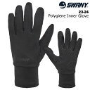 【22 OFF】SWANY スワニー Polygiene Inner Glove 23-24 メンズ レディース スノーボード スキー グローブ 手袋 インナーグローブ スマホ対応 RC-330