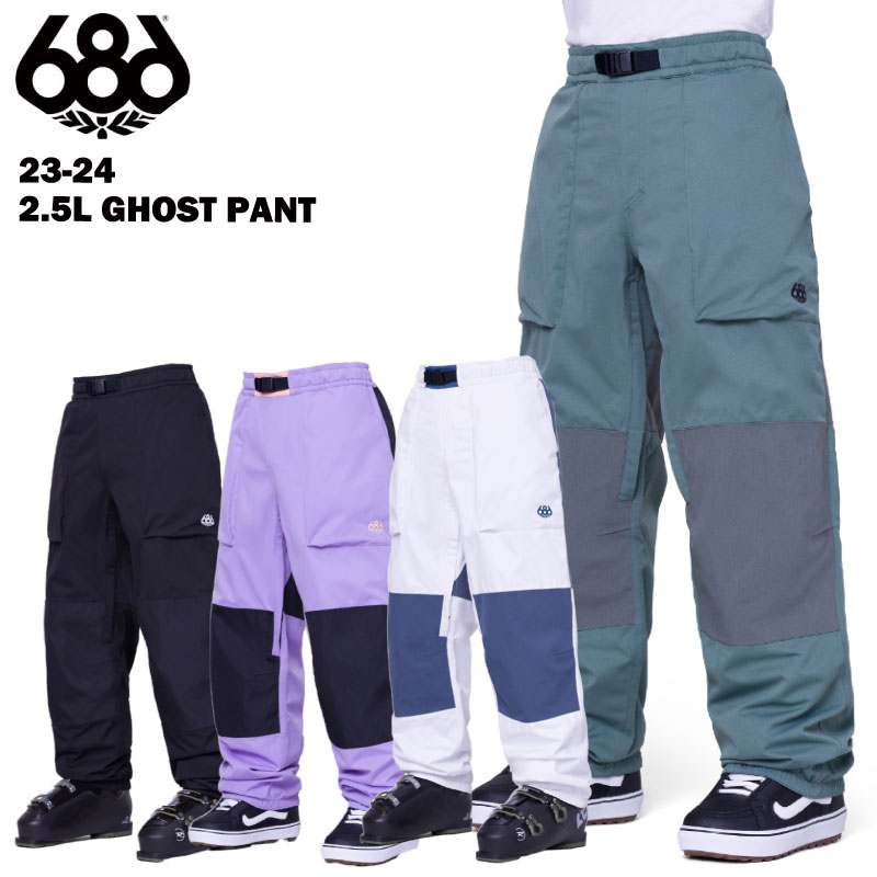 【32％OFF】686 SIX EIGHT SIX シックスエイトシックス 2.5L GHOST PANT 23-24 メンズ スノーボード スキー ウエア パンツ