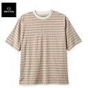 y20%OFFzBRIXTON uNXg HILT ALPHA LINE S/S KNIT - TWIG/WHITECAP/SEAFOAM Y TVc  jbg {[_[