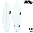 【20％OFF】DHD SURFBOARDS ディーエイチディー サーフボード 3DV - 5'10 サーフィン サーフボード 3フィン FCS2