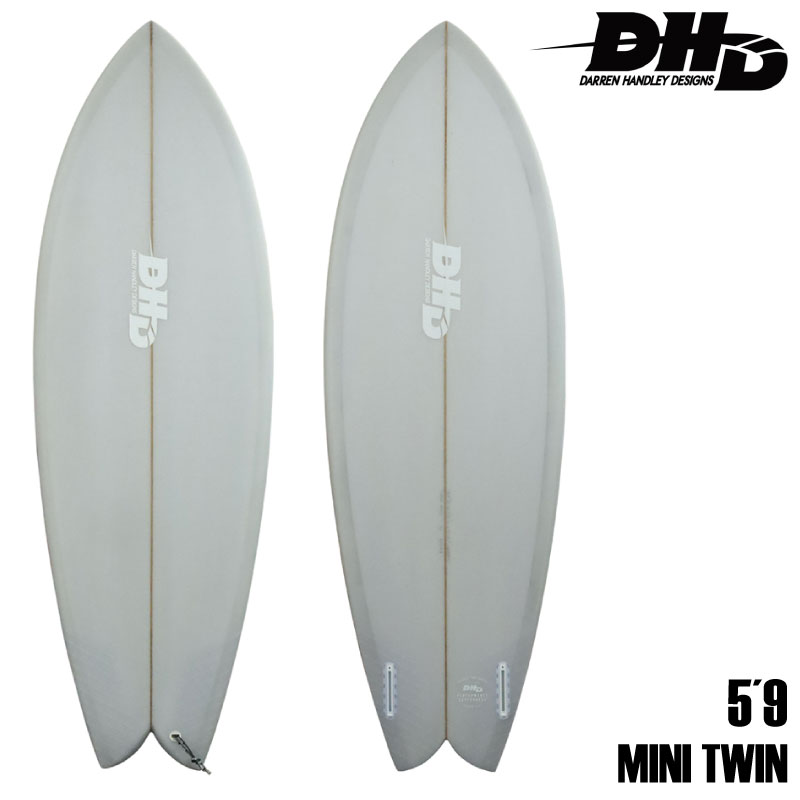 【20％OFF】DHD SURFBOARDS ディーエイチディー サーフボード MINI TWIN - 5'9 サーフィン サーフボード 2フィン フューチャー FUTURES