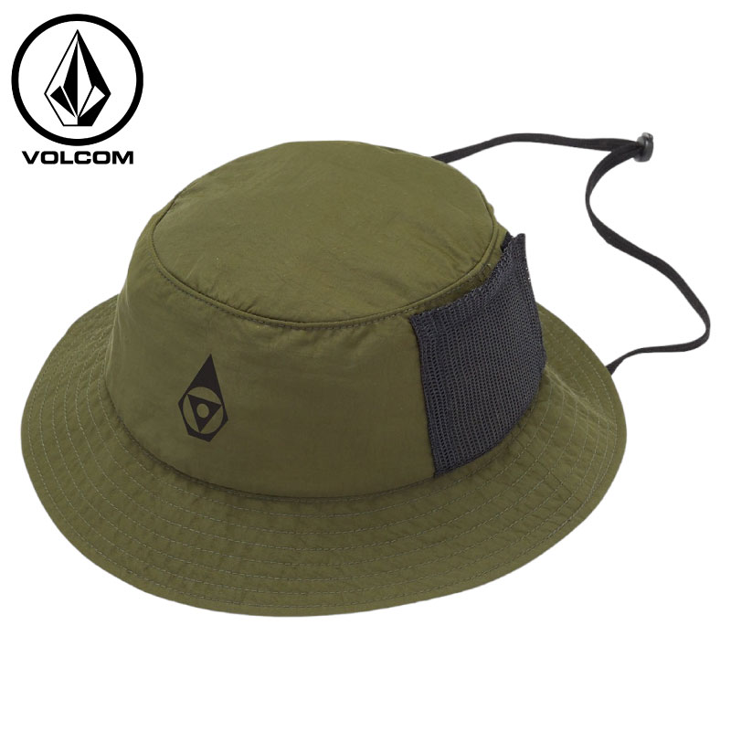 ボルコム キャップ メンズ VOLCOM ボルコム SKATE VITALS ALEC MAJERUS BUCKET HAT - MILITARY メンズ 帽子 ハット バケット ひも付き D5522301