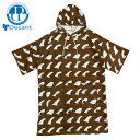 DECANT デキャント デカント MICRO PONCHO - FINS/BROWN プルオーバーポンチョ サーフィン 海水浴 アウトドア マリンスポーツ 着...