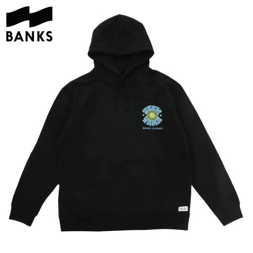 【20%OFF】BANKS バンクス SEEK YAMA HOODIE - BLACK パーカー プルオーバー プリント バックプリント 【20%OFF】BANKS バンクス SEEK YAMA HOODIE - BLACK パーカー プルオーバー プリント バックプリント