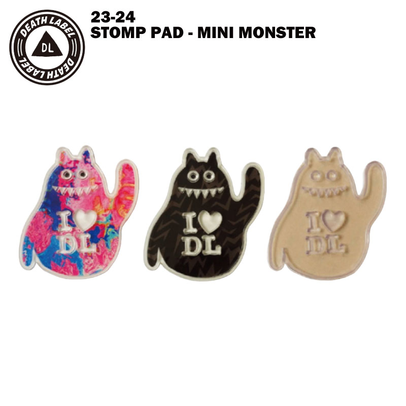 DEATH LABEL デスレーベル STOMP PAD - MINI MONSTER 23-24 スノーボード デッキパッド 滑り止め