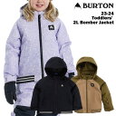 【22%OFF】BURTON バートン Toddlers' 2L Bomber Jacket 23-24 キッズ ジュニア スノーボード スキー ウェア ジャケット