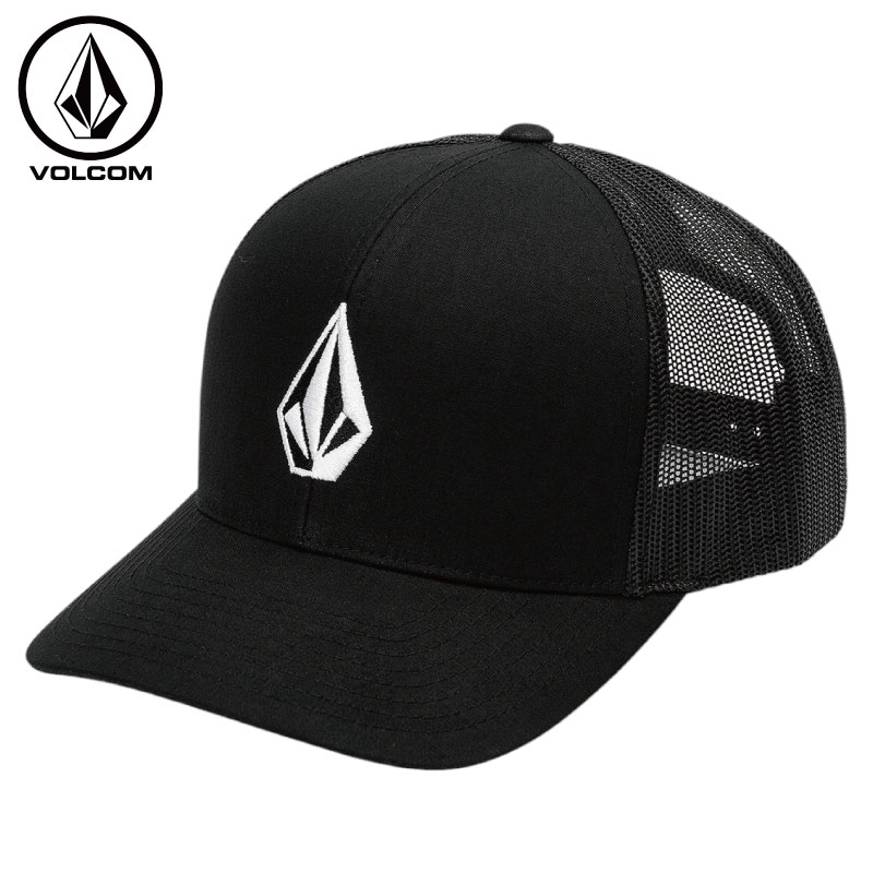 ボルコム キャップ メンズ VOLCOM ボルコム FULL STONE CHEESE HAT - BLACK キャップ 帽子 メッシュ スナップバック D5512317 SU24