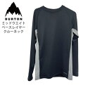 BURTON バートン メンズ ミッドウェイト X ベースレイヤー 23-24 クルーネック スノボー スキー インナー(4)