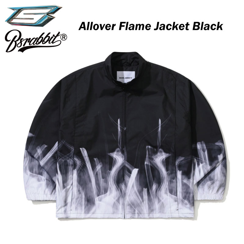 ●ブランド：BSRABBIT ビエスラビット ●商品名： Allover Flame Jacket Black ビエスラビットは、韓国で誕生したユニセックスファッションブランド。 山と道をコンセプトに幅広いファッションアイコンの中心であるBSRABBITは、アウトドアアイテムを数多く展開している。 表地: ポリエステル 100% 裏地: ポリエステル 100% 耐水圧: 12,000-16,000 mm/H2O 透湿性: 15,000 g/m2 【ご確認下さい】 カタログ及びサンプル画像と細部が予期なく変更になる場合がございます。 発売予定後、生産中止になる場合が稀にありますのでご了承ください。 当店は正規販売店です。 ----------ご注意---------- ご注文後の返品・キャンセル・交換は一切受け付けておりませんので、予めご了承下さい。 モニターによって色の見え方が実物と異なる場合がございます。 他店舗でも販売しておりますので、タイミング悪く売り違える場合がございますのでご了承下さい。 在庫には展示販売品も含まれている場合があります。気になる方はお問い合わせ下さい。 送料無料で送付先が北海道・離島の場合は500円、沖縄の場合は700円の別途送料を加算させて頂きますのでご了承下さいますようお願い申し上げます。（税別） 注文時は送料無料となりますが訂正し改めてメールでご案内となりますのでご注意下さい。 メーカー希望小売価格はメーカーカタログに基づいて掲載しています