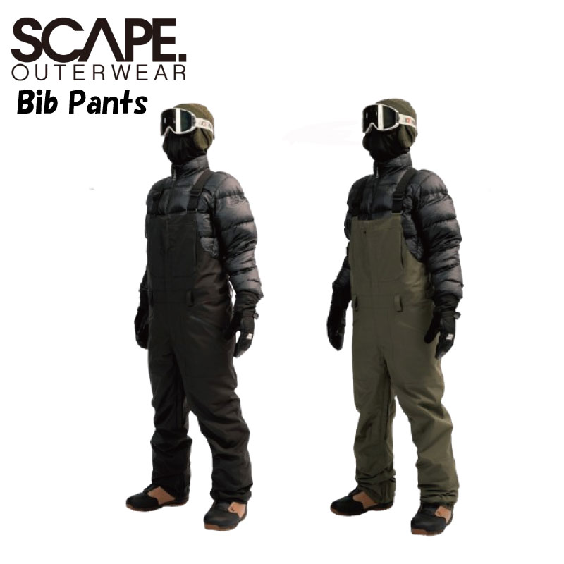 ��12��OFF��SCAPE ���������� BIB PANTS ��� ��ǥ����� ��˥��å��� ������ ���Ρ��ܡ��� ������ �ѥ�� �ӥ�