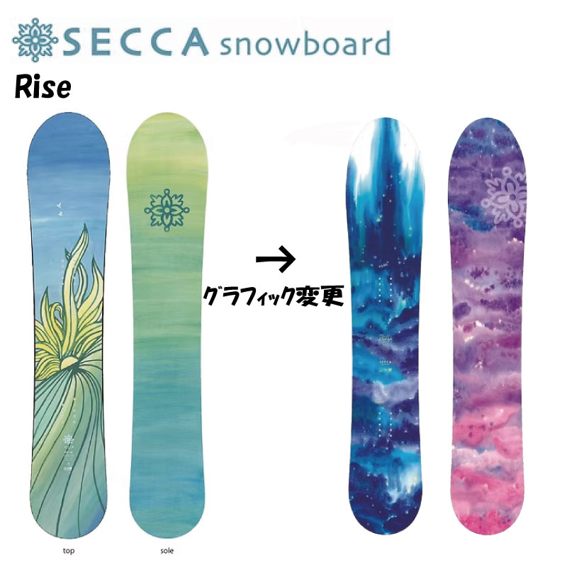 SECCA �Z�b�J RISE 25-26�@�X�m�[�{�[�h�X�m�[�{�[�h �� �����Y �c�C�� POW CAMBER�t���[�X�^�C��