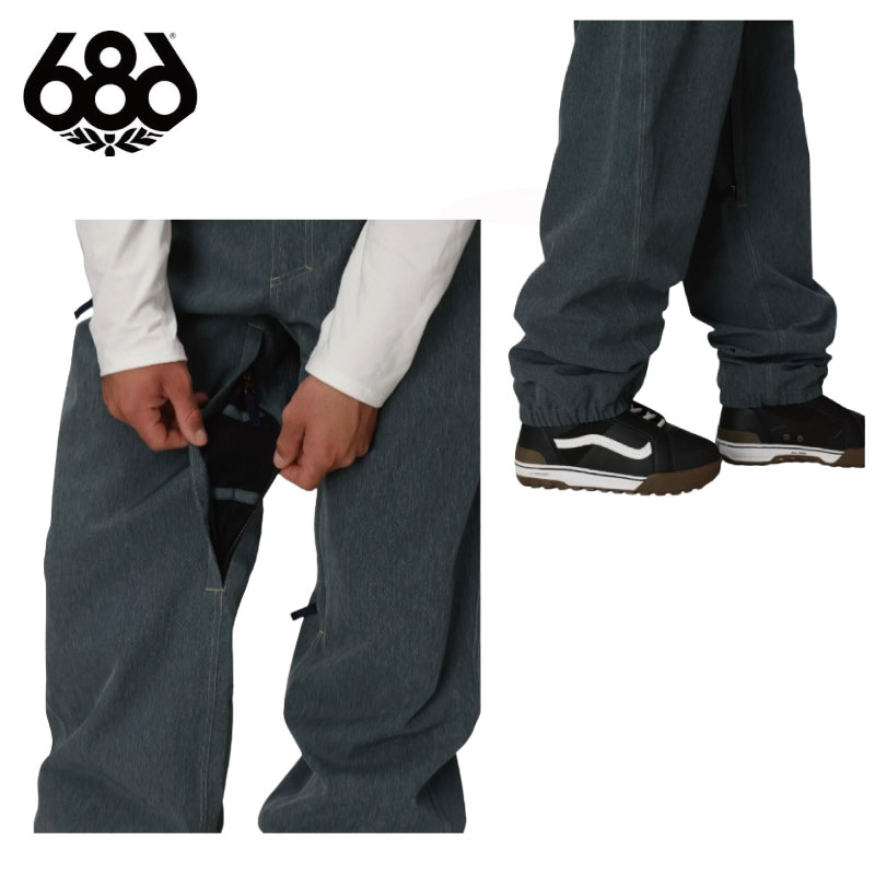 ��12%OFF�� 686 MENS DOJO SHELL PANT��� ��˥��å��� ������ ���Ρ��ܡ��� ������ �ѥ�� �ӥ�
