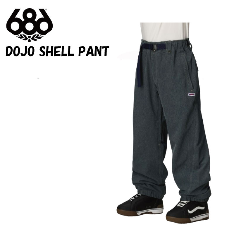 686 MENS DOJO SHELL PANTメンズ ユニセックス スキー スノーボード ウエア パンツ ビブ