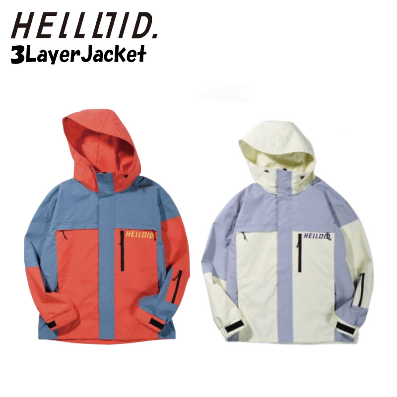 ●ブランド：HELLOID ヘロイド ●商品名：3LAYER JACKET 【 3LAYER RIDE JACKET 】 ・3層の透湿防水生地を使用した ライドジャケット。 ・アシンメトリーな配色がポイント。 ・3LAYER RIDE CARGO PANTSとの セットアップがオススメ。 ■スペック ・耐水圧:20000mm/透湿圧:7000g ・3Layer 【ご確認下さい】 カタログ及びサンプル画像と細部が予期なく変更になる場合がございます。 発売予定後、生産中止になる場合が稀にありますのでご了承ください。 当店は正規販売店です。 【ご確認下さい】 カタログ及びサンプル画像と細部が予期なく変更になる場合がございます。 発売予定後、生産中止になる場合が稀にありますのでご了承ください。 ----------ご注意---------- ご注文後の返品・キャンセル・交換は一切受け付けておりませんので、予めご了承下さい。 モニターによって色の見え方が実物と異なる場合がございます。 他店舗でも販売しておりますので、タイミング悪く売り違える場合がございますのでご了承下さい。 在庫には展示販売品も含まれている場合があります。気になる方はお問い合わせ下さい。 送料無料で送付先が北海道・離島の場合は500円、沖縄の場合は1,000円の別途送料を加算させて頂きますのでご了承下さいますようお願い申し上げます。（税別） 注文時は送料無料となりますが訂正し改めてメールでご案内となりますのでご注意下さい。 メーカー希望小売価格はメーカーカタログに基づいて掲載しています