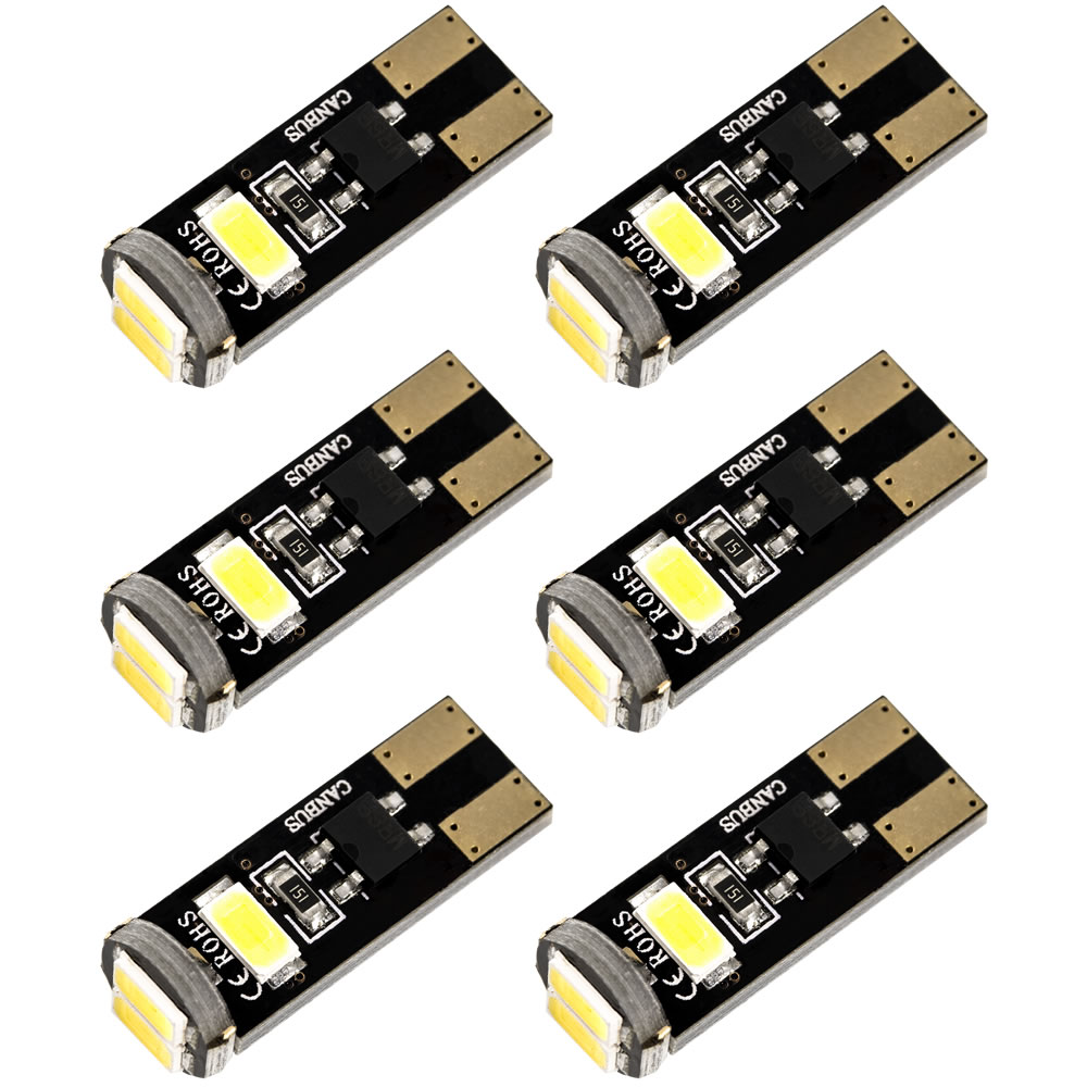 アウディ 42BYHF R8 [H19.7-H22.9] LED ルームランプ 金メッキ キャンセラー内蔵 SMD 24発 6点セット