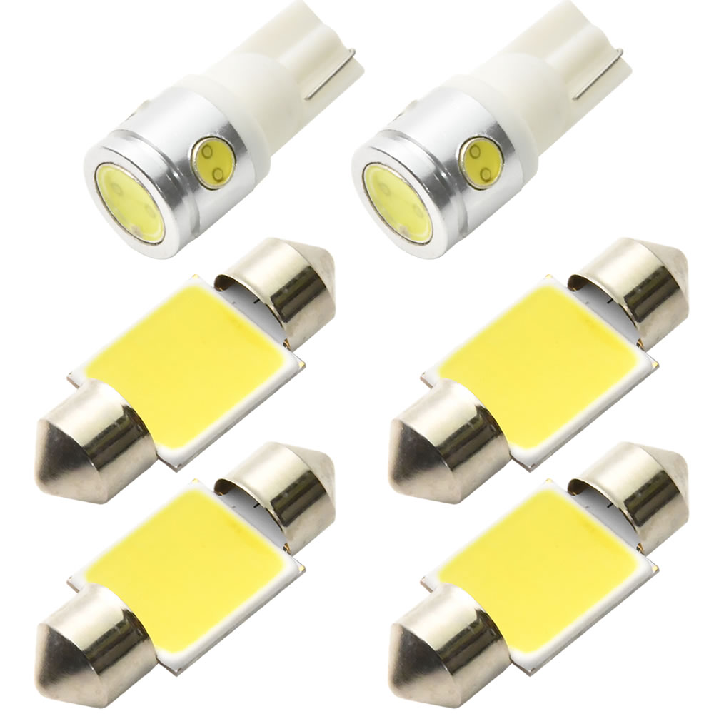 RK1 RK2 ステップワゴン後期 H24.4-H27.4 マジ明るいCOB LEDルームランプ 電球 6点