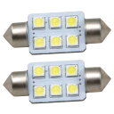 MINI ミニコンバーチブル(R52) RF16/RH16 LED ナンバー灯 ライセンス灯 SMD 6連 2個 キャンセラー内蔵 ホワイト