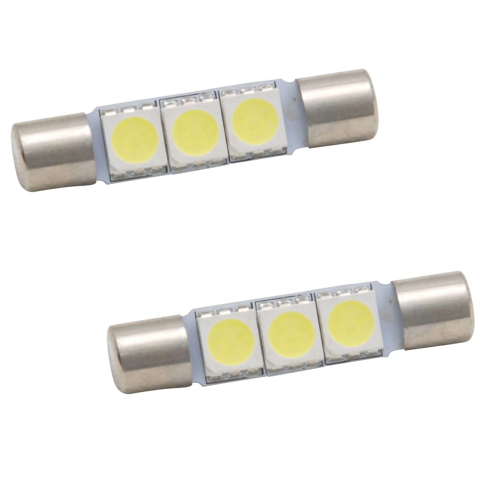 ATH10 アルファードハイブリッド [H15.7〜H20.4] バニティランプ 2個 T6.3×31mm 3chip SMD LED