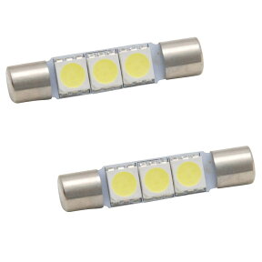 Z33 フェアレディZ 後 [H17.8〜H20.11] バニティランプ 2個 T6.3×31mm 3chip SMD LED