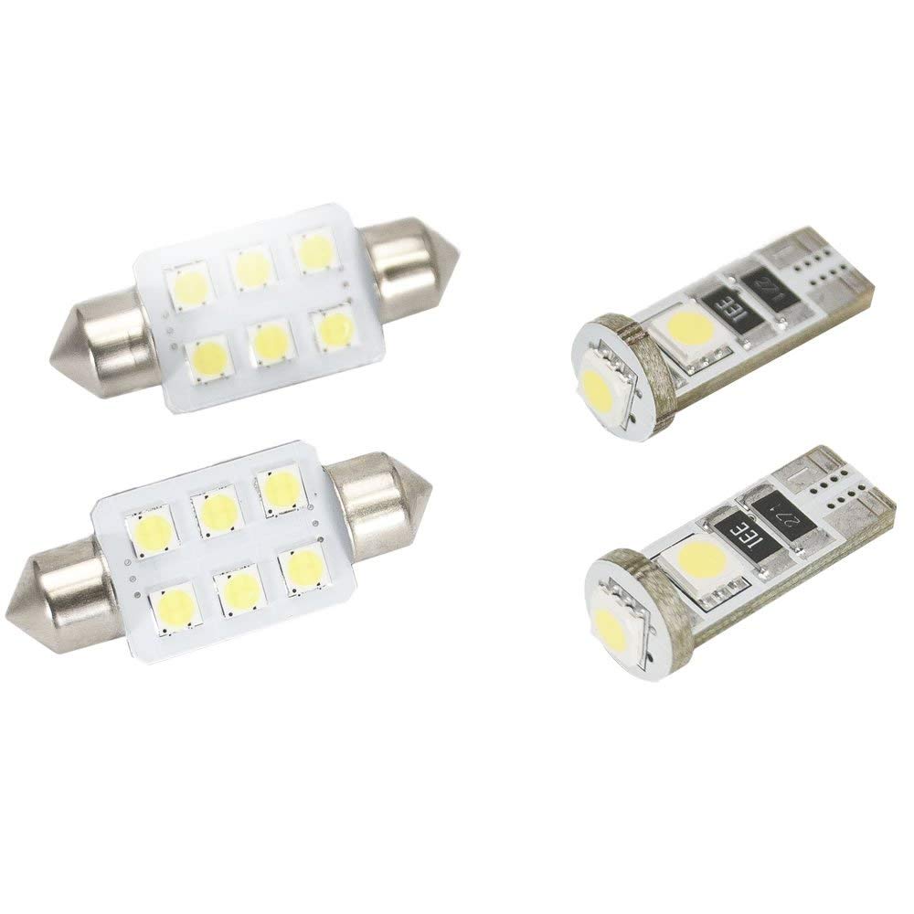 MINI R53 ミニクーパーS RE16 SMD LED ポジション 6連ナンバー灯 4個 キャンセラー内蔵 ホワイト